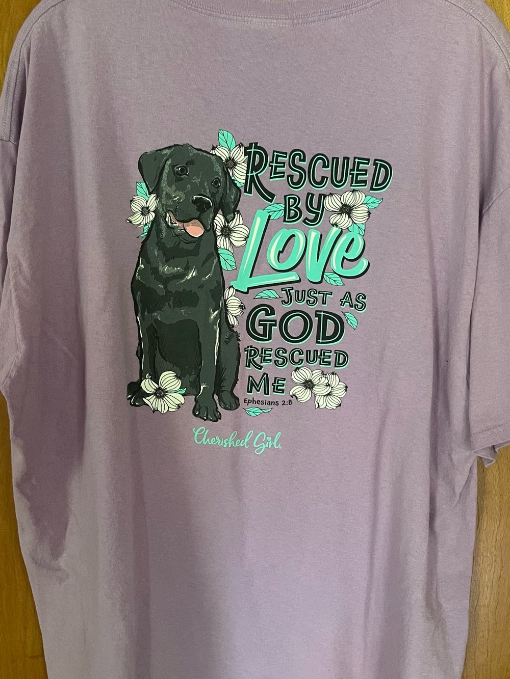 Cherished Girl Lilac Graphic Ladies Tee